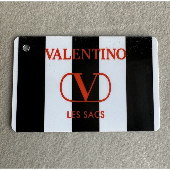 Valentino Vintage Red Croc Embossed Minimalist Shoulder Bag Medium - Picture 14 of 16